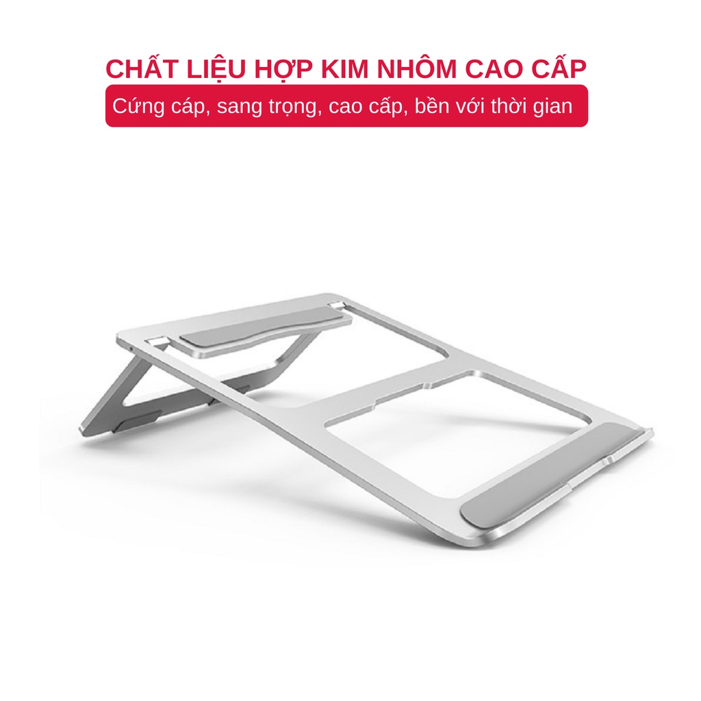 Giá Đỡ Để Bàn Dành Cho Laptop, Macbook, Máy Tính Xách Tay Chất Liệu Hợp Kim Nhôm Cao Cấp - Hàng Chính Hãng Tamayoko