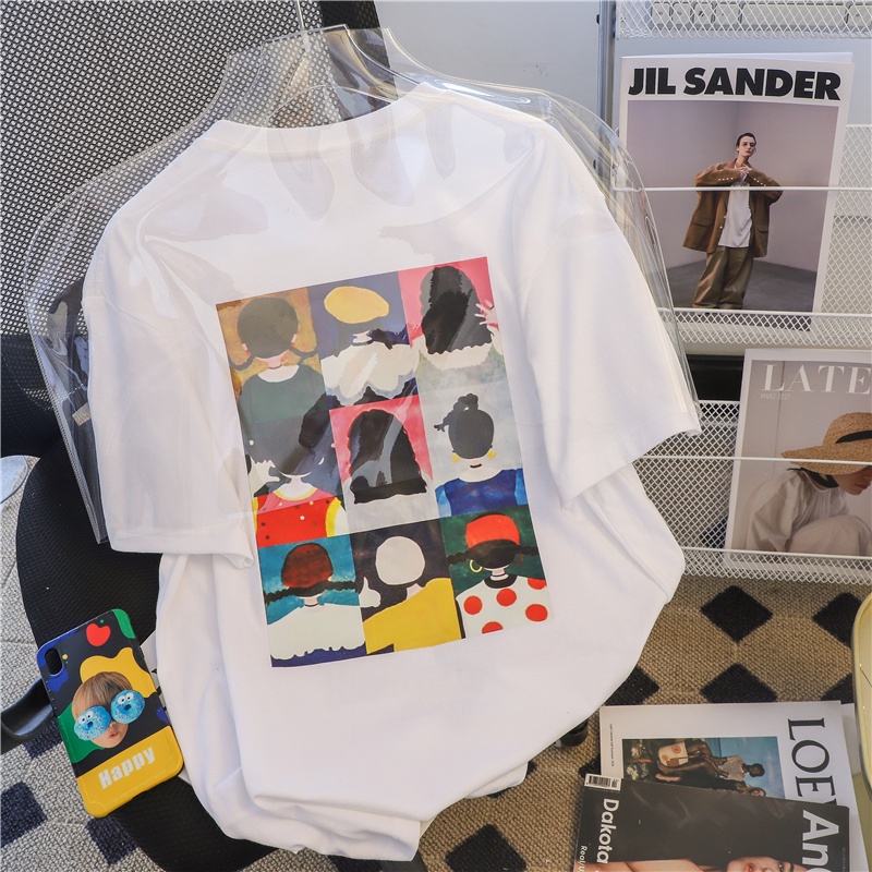 NRVP Áo Thun Tay Ngắn Cổ Tròn Thời Trang Mùa Hè Phong Cách Hàn Quốc 2022