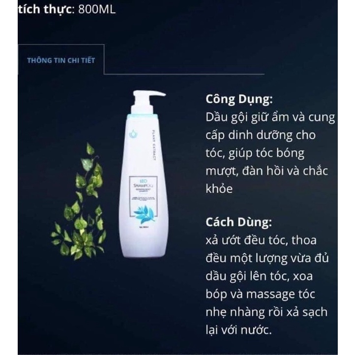 GỘI XẢ LEO siêu mềm mượt_SIÊU PHỤC HỒI_chính hãng 1000%