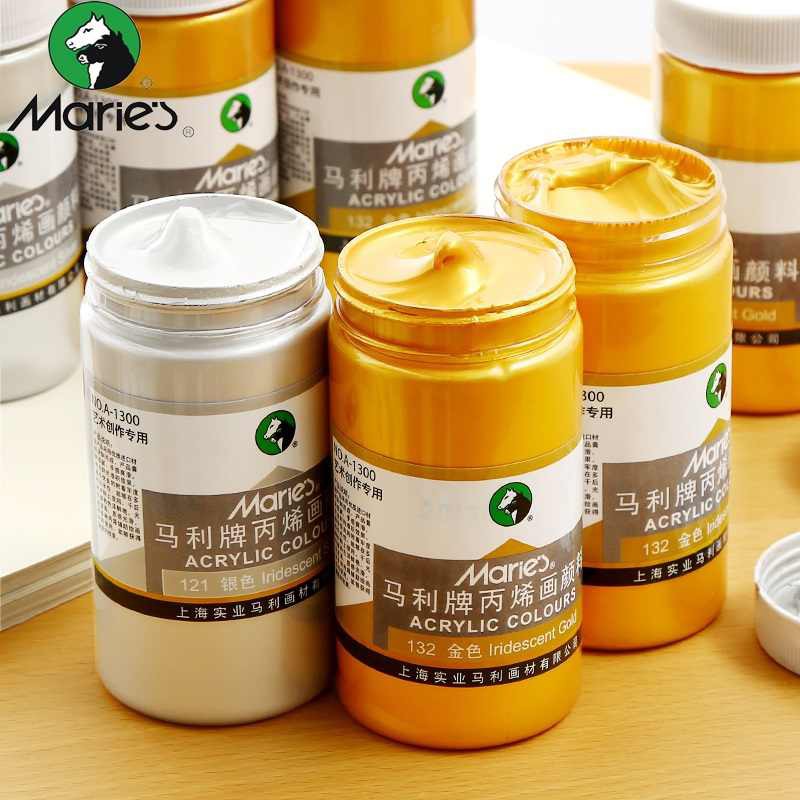 [BinhDương] Màu acrylic Maries 300ml màu acrylic đầu ngựa