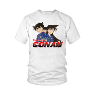 Áo thun thám tử lừng danh Conan Ran và Shinichi Anime Mẫu 11 (7 Màu)