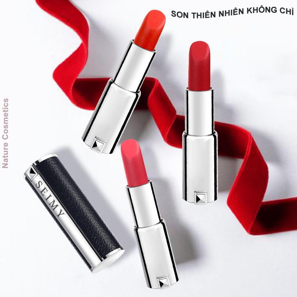 Son Lì Thiên Nhiên Không Chì_ Seimy Nature Liptick, Sử Dụng Được Cho Phụ Nữ Mang Bầu. Giúp Dưỡng Môi 👄