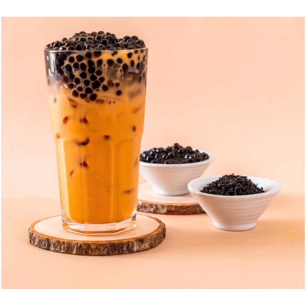 Set Nguyên Liệu Nấu Trà Sữa Trân Châu Thái Đỏ 450gr Lyfood ( Nấu 8-10 Ly)