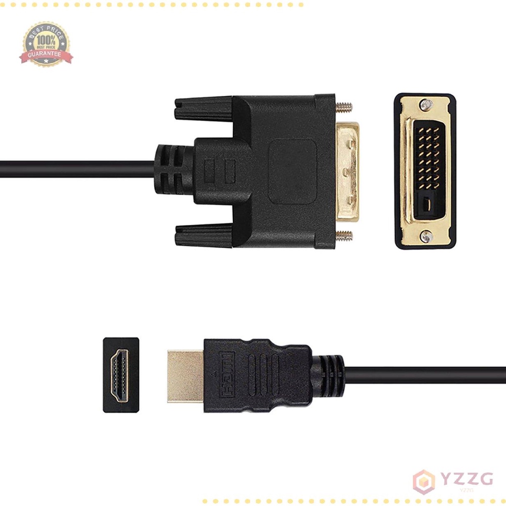 ✨Giá tốt nhất✨ Cáp chuyển đổi 1080P DVI-D 24+1 Pin sang VGA 15Pin