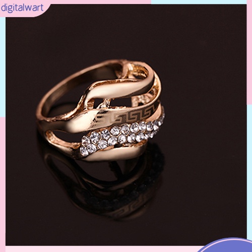 Bộ trang sức hợp kim đính đá kiểu dáng sang trọng thanh lịch cho nữ