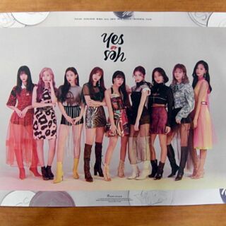 [CÓ SẴN, FREE TUBE] TWICE OFFICIAL POSTER part 1 | ảnh gốc, ảnh album, ảnh ca sĩ, áp phích, yes or yes, summer nights