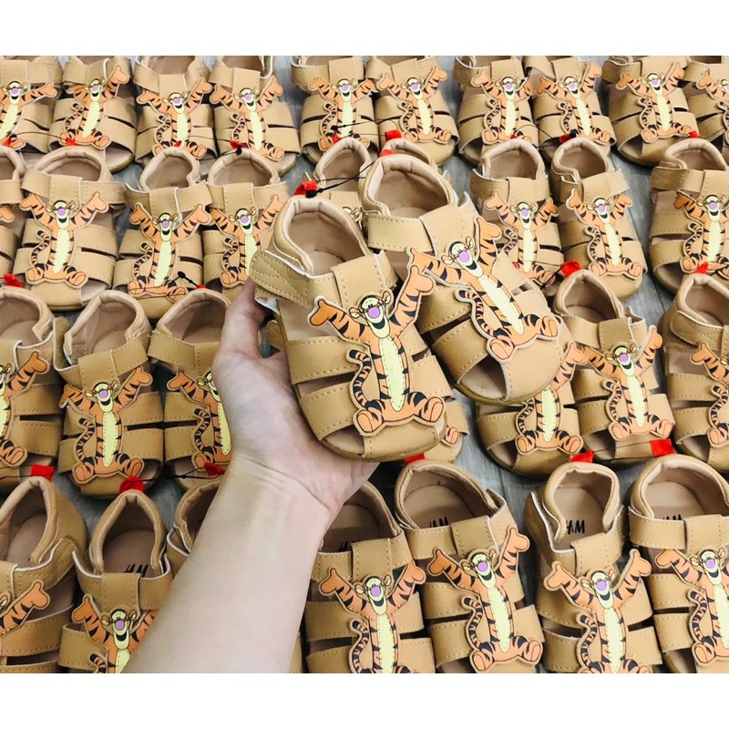 Sandal rọ hổ tiger nâu 0-4Y