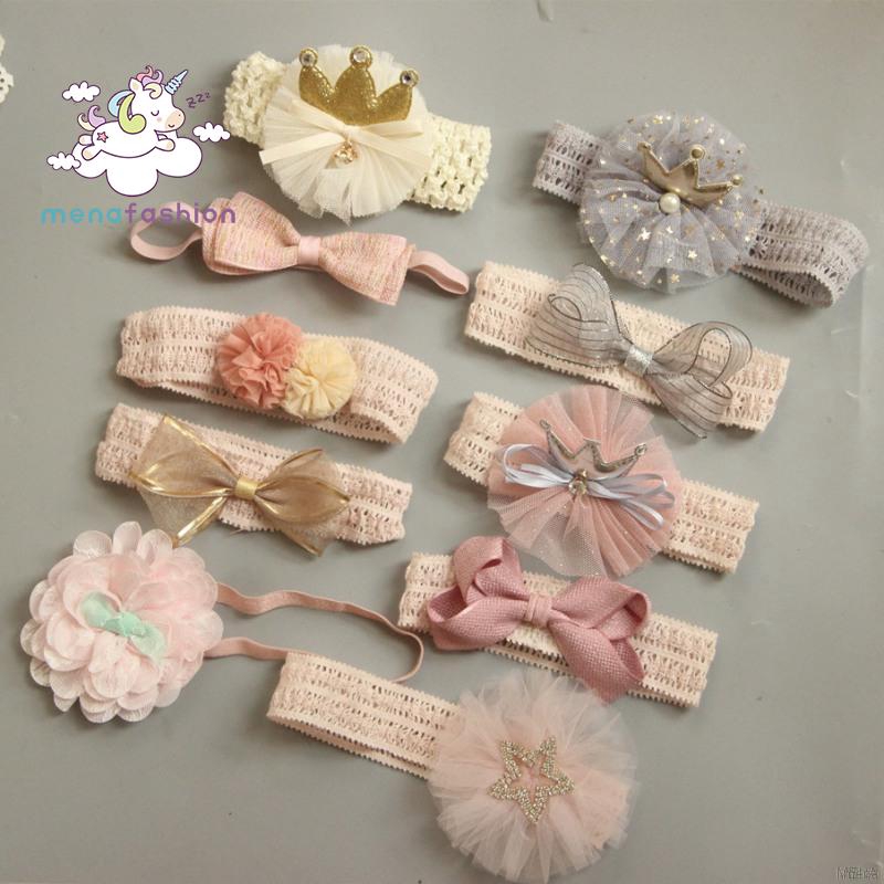 Băng đô co giãn thoải mái và xinh xắn cho bé gái