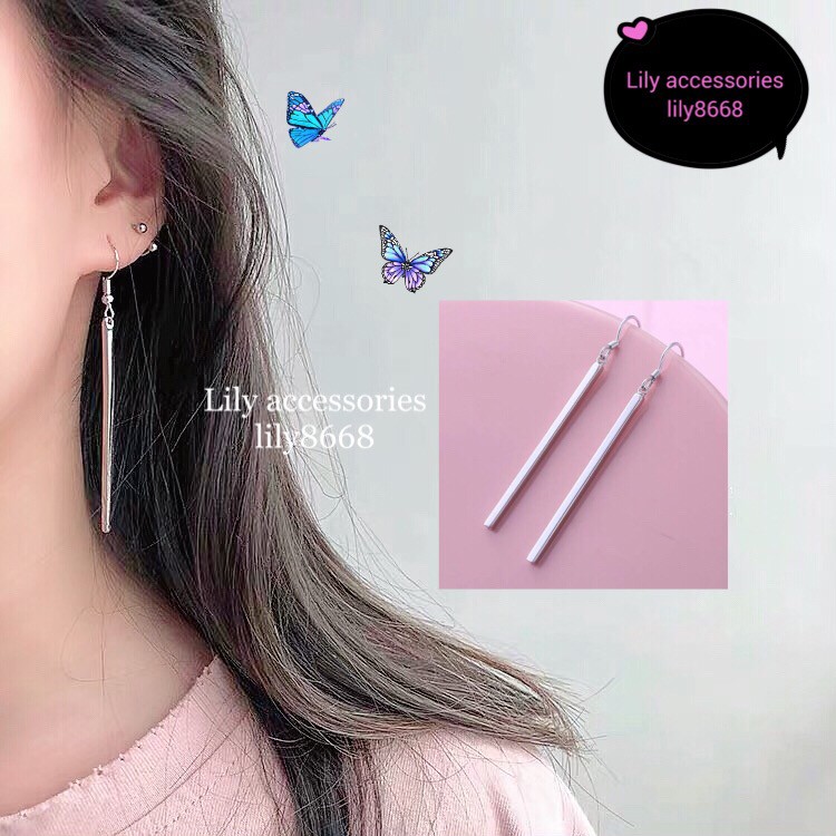 Stick Earrings khuyên tai thanh thẳng phong cách hàn quốc xinh xắn