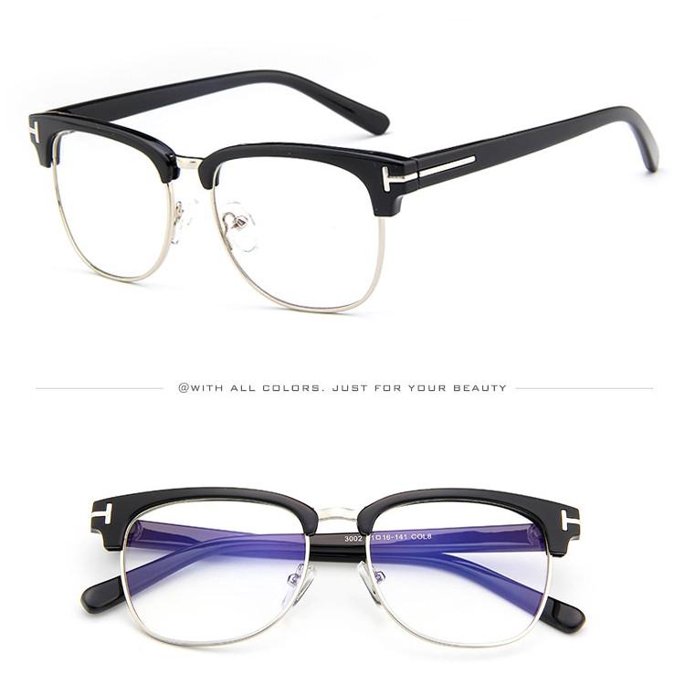 Clear Glasses Vintage Frames Men  1 pcs Optical Square