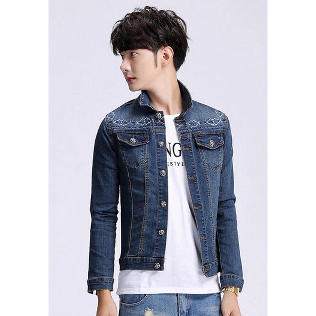Áo khoác Jean Nam WAX AKN293 Cực đẹp sành điệu