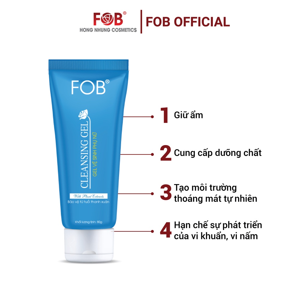 Gel vệ sinh phụ nữ - FOB® CLEANSING GEL