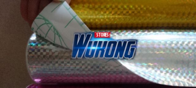 Giấy decal lấp lánh bảy màu (bạc,vàng,...) 0.5M