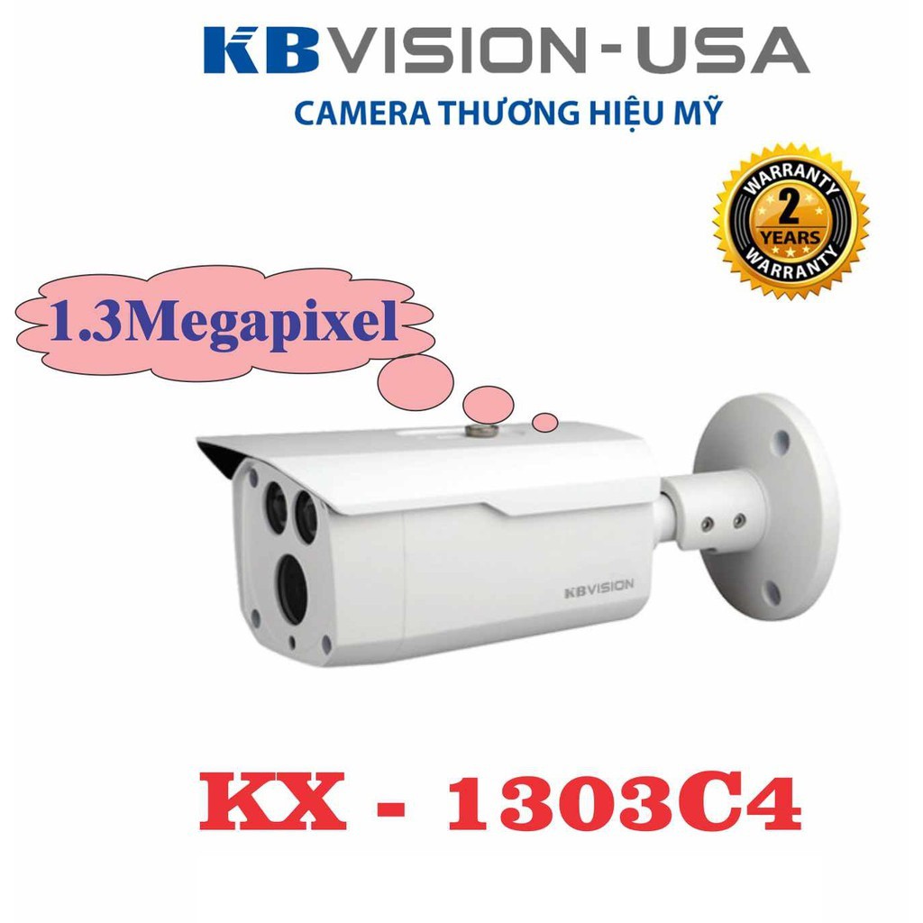 Camera HDCVI hồng ngoại 1.3 Megapixel KBVISION KX-1303C4