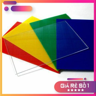 Mica 2 ly 30x40 (làm mô hình, hộp quà, trang trí, ốp tường, dán decal tranh ảnh, cắt chữ....)