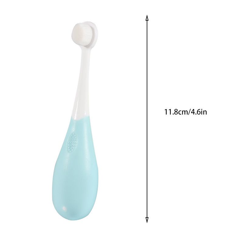 [Hàng mới về] Bàn chải đánh răng bằng silicon mềm cho bé