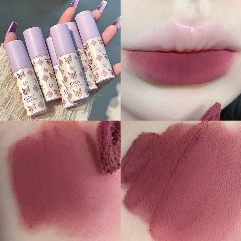 Son Môi Trang Điểm Mềm Mịn Như Nhung Nhẹ Nhàng Tạo Hiệu Ứng Sương Khói CIOV