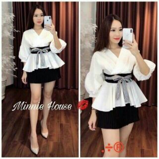Áo đắp chéo xinh lắm ạ