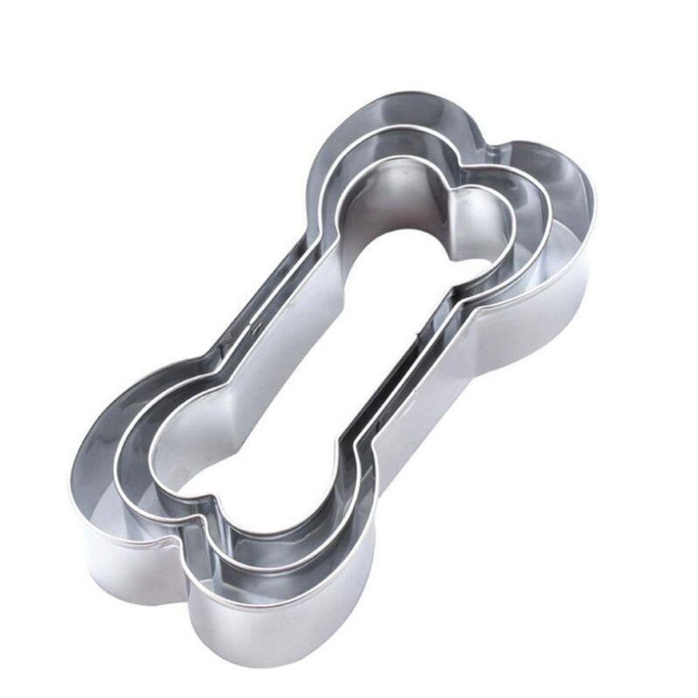Khuôn Cắt Bánh Quy Hình Xương Chó Bằng Thép Không Gỉ DIY