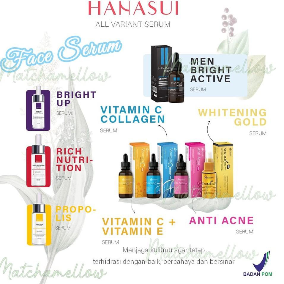 (Hàng Mới Về) Serum Trà Xanh Hanasui Nguyên Chất Bpom Vàng Trị Mụn Trứng Cá Vit C E 5.5