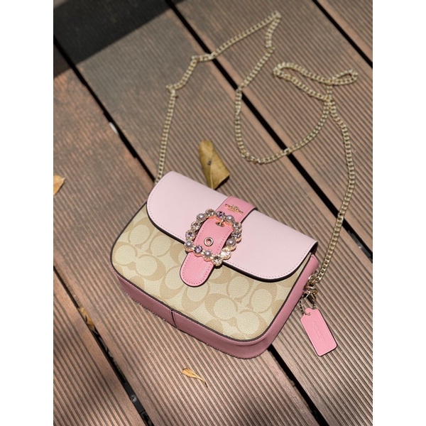 Túi Co@ch mini mặt đá dư xịn