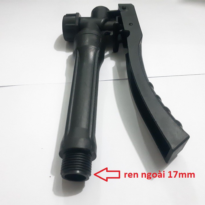 Tay cầm khóa bóp răng thau cho bình xịt