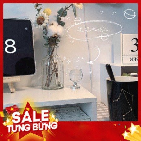 Quả cầu pha lê mini thủy tinh trong suốt decor bàn học [Top bán chạy]