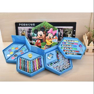 Hộp bút chì màu 4 tầng xoay cho bé