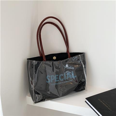 Túi xách đeo vai trong suốt sức chứa lớn phong cách Hàn Quốc thời trang cho nữ