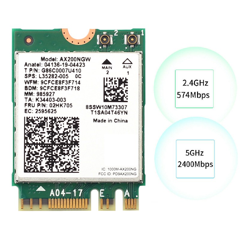 Bộ Chuyển Đổi Mạng Ngff Bluetooth 5.1 802.11ax Có Ăng Ten | BigBuy360 - bigbuy360.vn