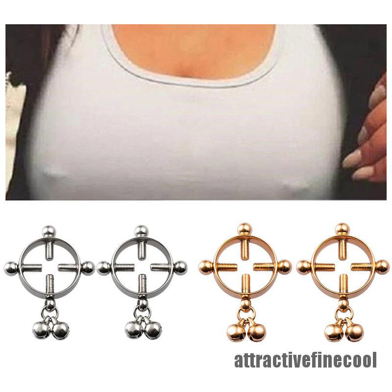 Khuyên ngực không cần xỏ lỗ bằng thép không gỉ gợi cảm