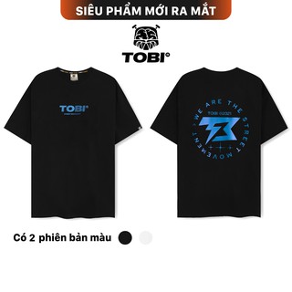 Áo thun tay lỡ Signature '21 Tee UNISEX chính hãng local brand TOBI - 100% Cotton in Sliver Vinyl