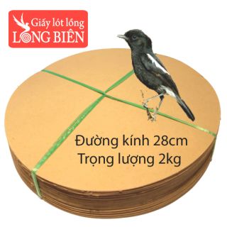 Giấy lót lồng Chòe đất đường kính 28cm, trọng lượng 2kg.