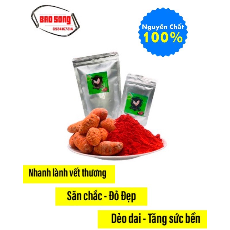 [NGUYÊN CHẤT 100%] Nghệ Đỏ Gà Đá Cao Cấp - Nghệ xay 500g