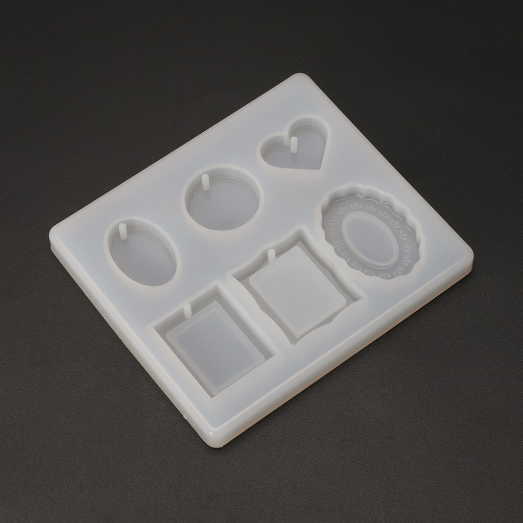 Khuôn silicon làm đồ trang sức hình dáng chiếc gương độc đáo