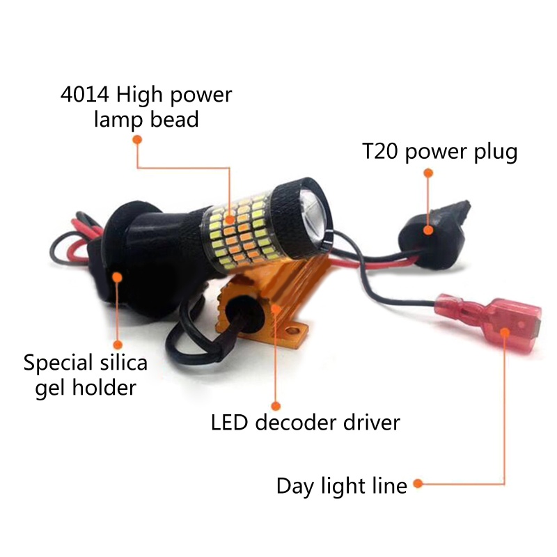 Set 1 Điện Trở Tải Đèn LED Phanh Xe Hơi 50W