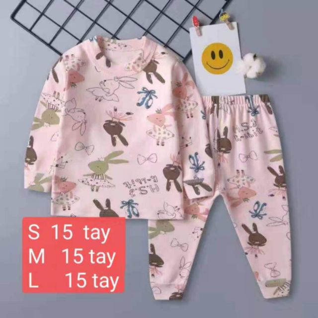 bộ cotton len xuất hàn cao cấp