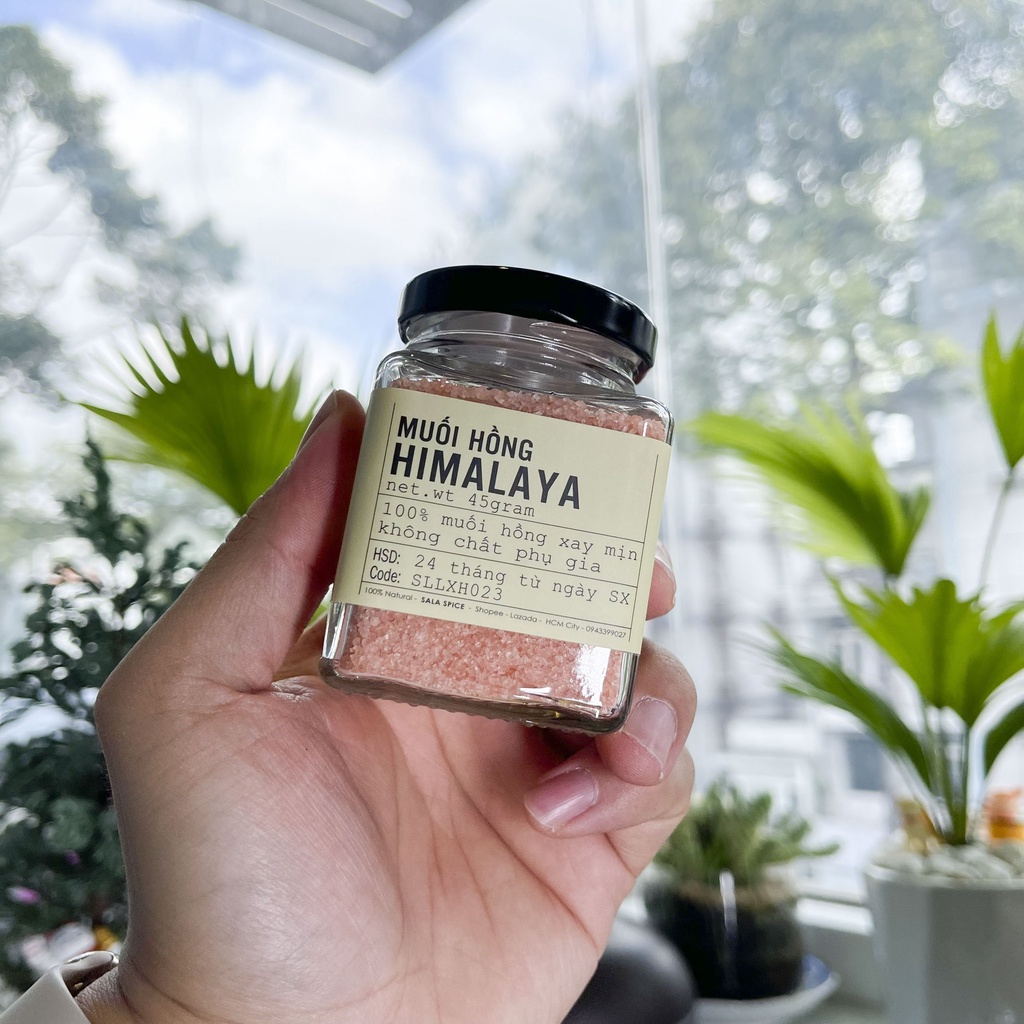 Muối Hồng HIMALAYA SALA SPICE nguyên chất nhập khẩu không chất tạo màu,không phụ gia hỗ trợ ăn kiêng eat clean , healthy