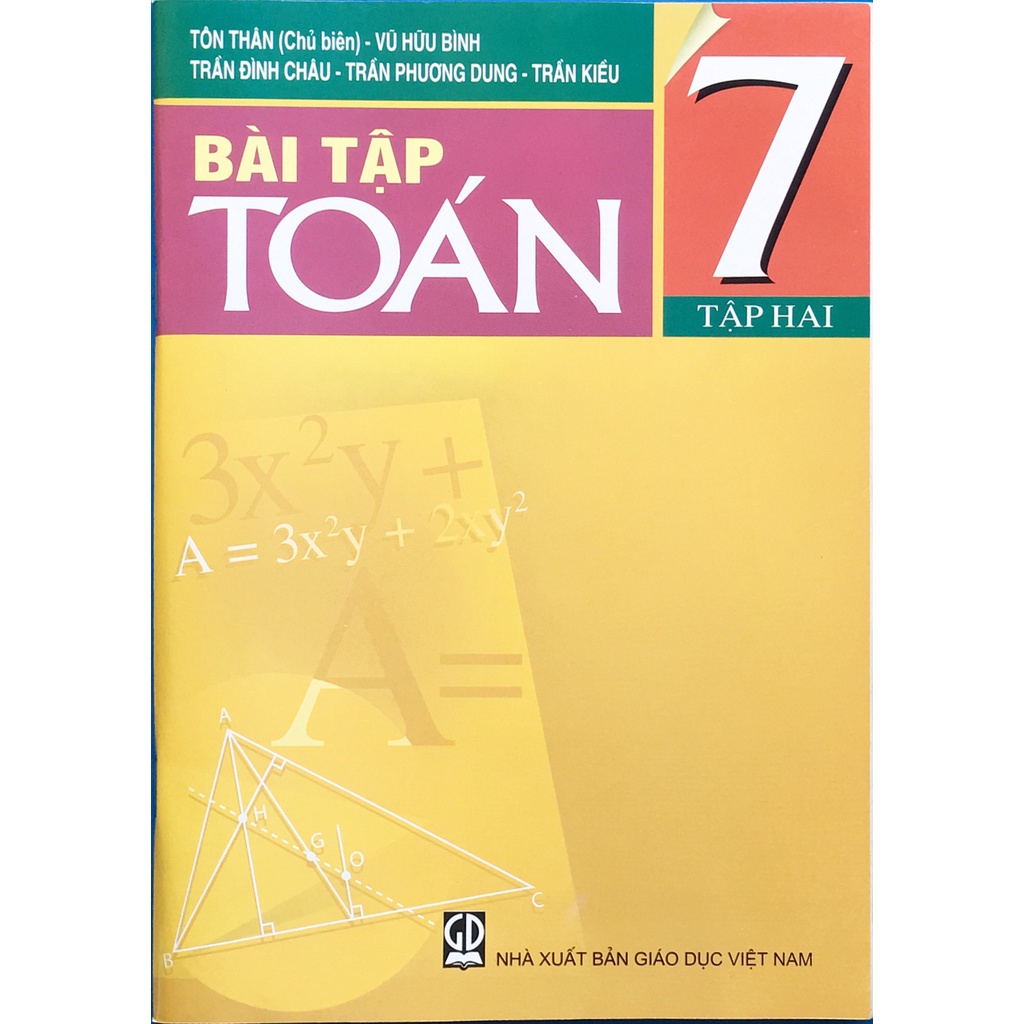 Sách - Bài Tập Toán Lớp 7 - Tập 2