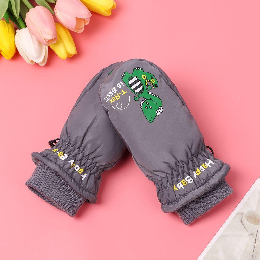 MIHAN1 Găng Tay Trượt Tuyết Chống Gió Không Trượt Thời Trang Cho Bé