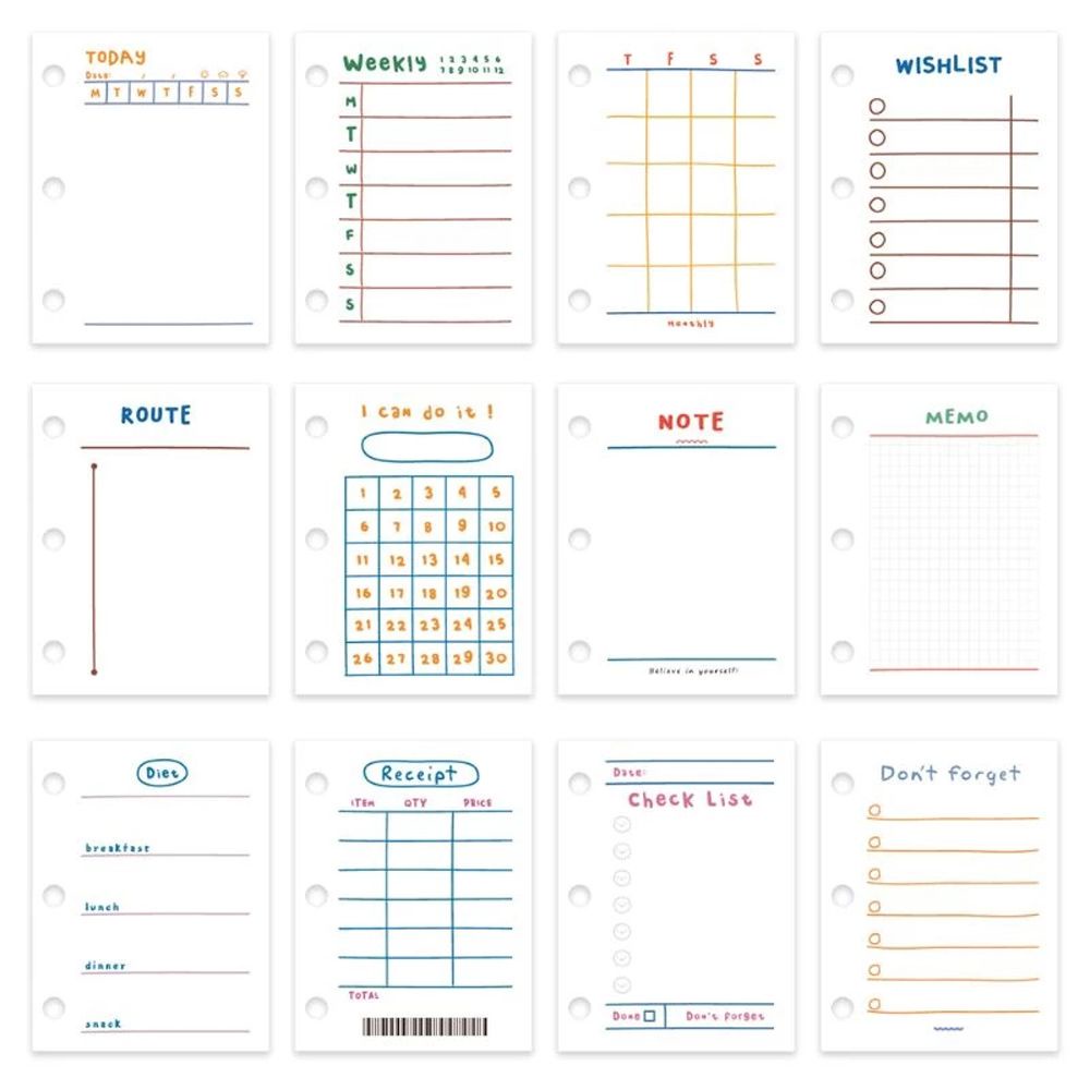 Sổ tay mini 3 lỗ 60 tờ TAYLOR1