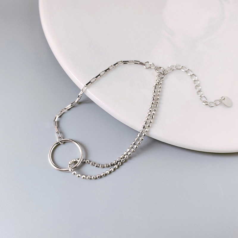 Vòng tay lắc tay nữ nút thắt bất đối xứng lạ mắt - Mee Store
