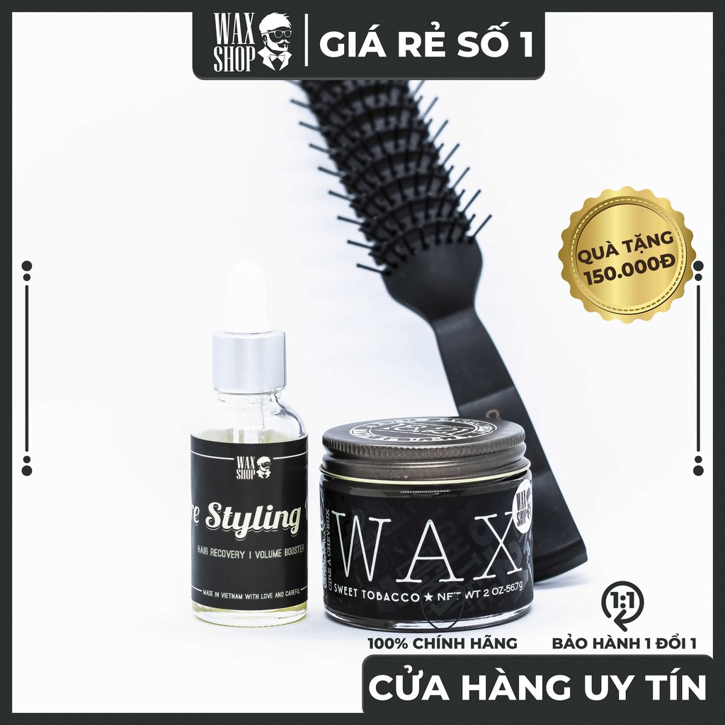 [Chính Hãng] - Sáp Vuốt Tóc Wax 1821Manmade - Tặng Kèm Lược Và Mẫu Thử