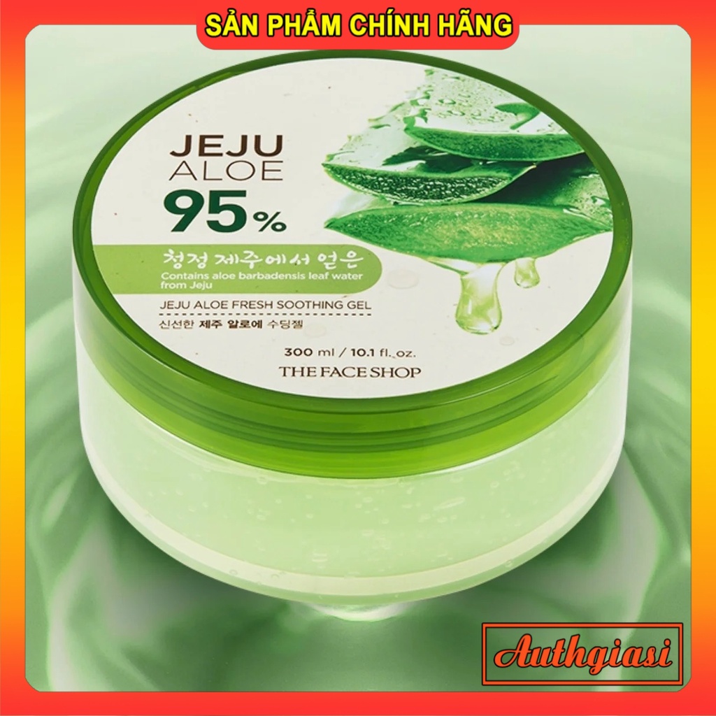 Gel dưỡng da The Face Shop Jeju Aloe Fresh Soothing TFS lô hội làm mát da 300ml