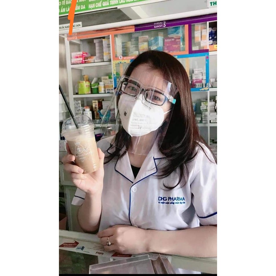 Combo 3 Kính chắn giọt bắn, kiếng chống dịch, bụi mịn, tránh văng dầu khi làm bếp