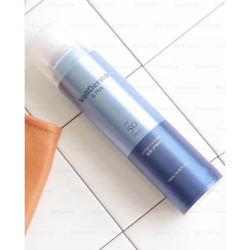 Xịt chống nắng Wellderma G Plus