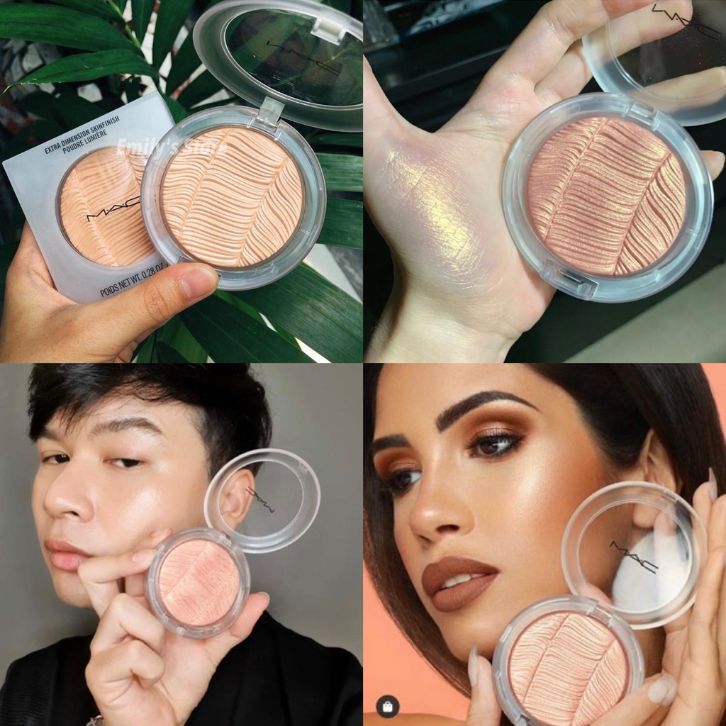 PHẤN BẮT SÁNG MAC LOUD AND CLEAR EXTRA DIMENSION MÀU POSTMODERNIST PEACH CHÍNH HÃNG - 9648