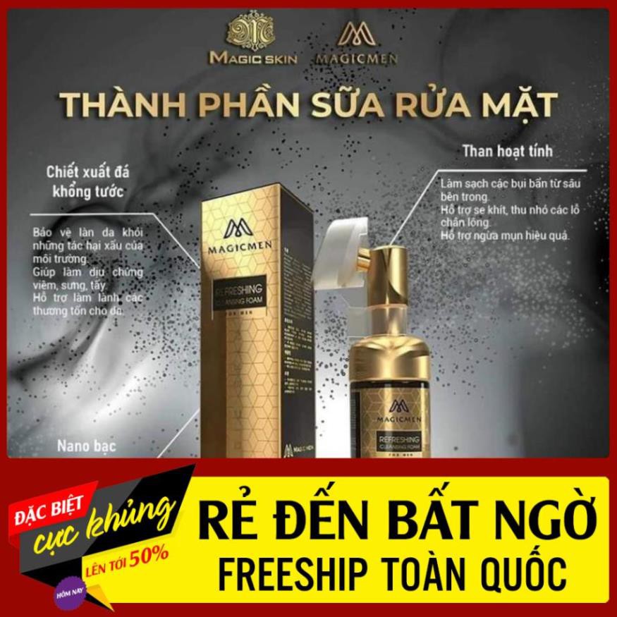 [XẢ HÀNG] Sữa rửa mặt NAM Magic Skin - Refreshing Cleansing Foam for MEN Sạch Da Kiềm Dầu | BigBuy360 - bigbuy360.vn