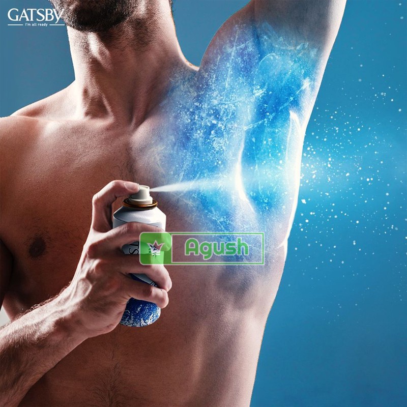 Xịt khử mùi nam cơ thể toàn thân body Gatsby Urban Ice Deo Spray Attractive chai 150ml hương nước hoa ngăn mùi thơm lâu