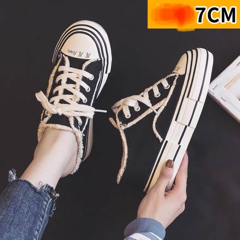 Giày sục thể thao độn đế 7cm⚡️ANDU STORE⚡️